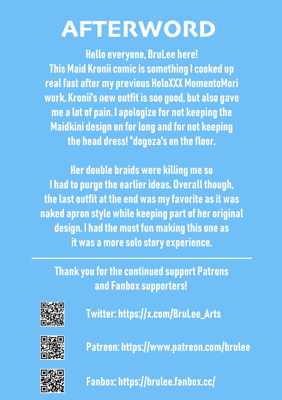 [BruLee] Maid 4 Love (Ouro Kronii) [English] - Page 29