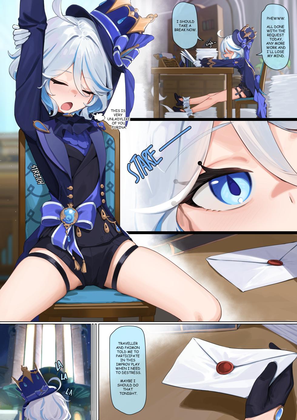 [Skai_kun] Furina no Butai | The Furina Show (Genshin Impact) [English] [Ongoing] - Page 1