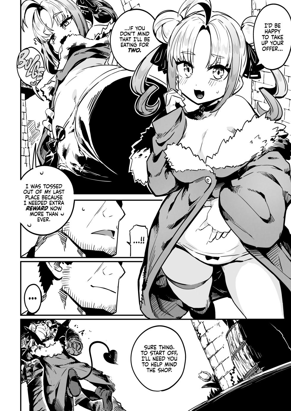 [Mannen Dokodoko Dondodoko (Tottotonero Tarou.)] Nee Goshujin Kyou no "Gohoubi" mada? | Hurry, Master! Are You Ready To Give Me Today's "Reward"? [English] [Xzosk] [Digital] - Page 34