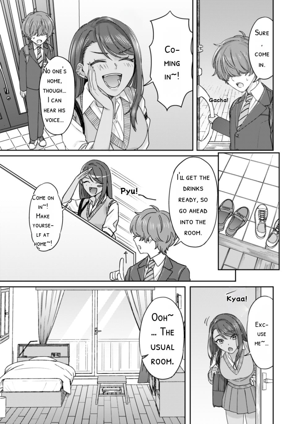 [Deppatsu Shinkoo (Negita Shio)] Kuro Gyaru Osananajimi to Himitsu no Benkyou Shichau Hanashi - Page 6