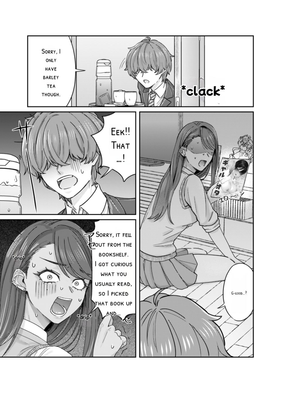 [Deppatsu Shinkoo (Negita Shio)] Kuro Gyaru Osananajimi to Himitsu no Benkyou Shichau Hanashi - Page 8