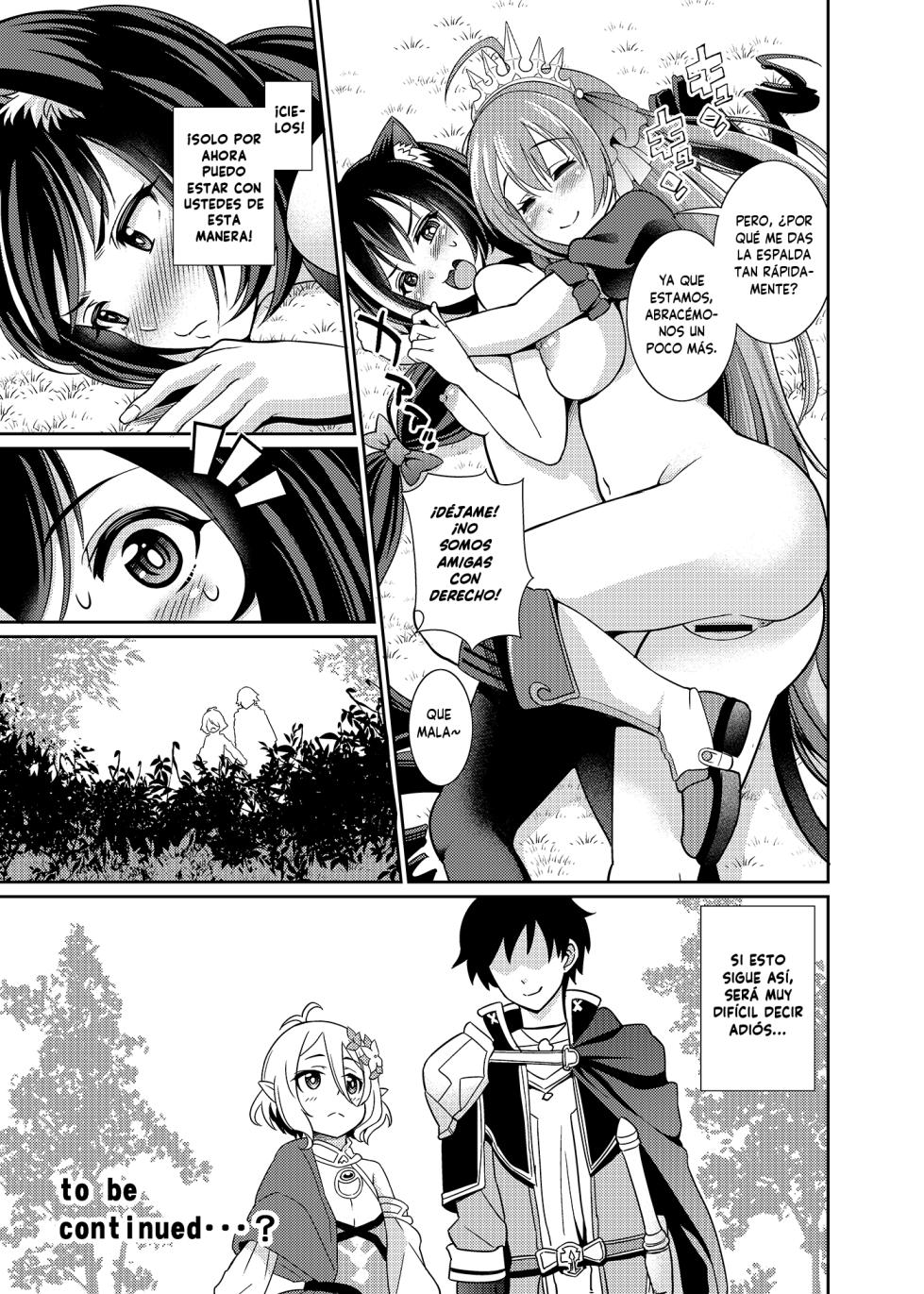 [Kurokoya (Shikigami Kuroko)] Mamono nante Taberu kara... Ochinchin ga Haechau no yo!! (Princess Connect! Re:Dive) [Spanish] [L24 Scan] [Digital] - Page 22