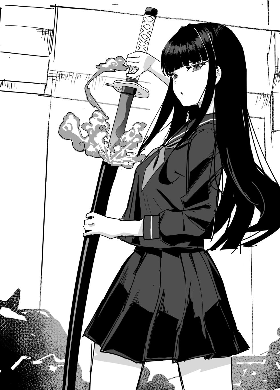 [Inaka no Keshin] Time Stop CG Sketch Collection (Scat Warning) - Page 1
