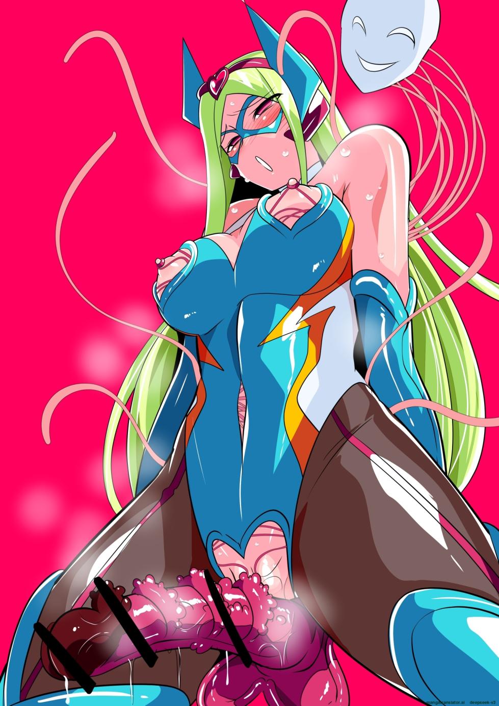 [Warabimochi] Heroine Harassment: Batgirl vs. Tentacle Suit Monster Bellar Kouhen | 蝙蝠女侠VS触手套裝怪人佩拉拉 后篇 [Chinese] - Page 34