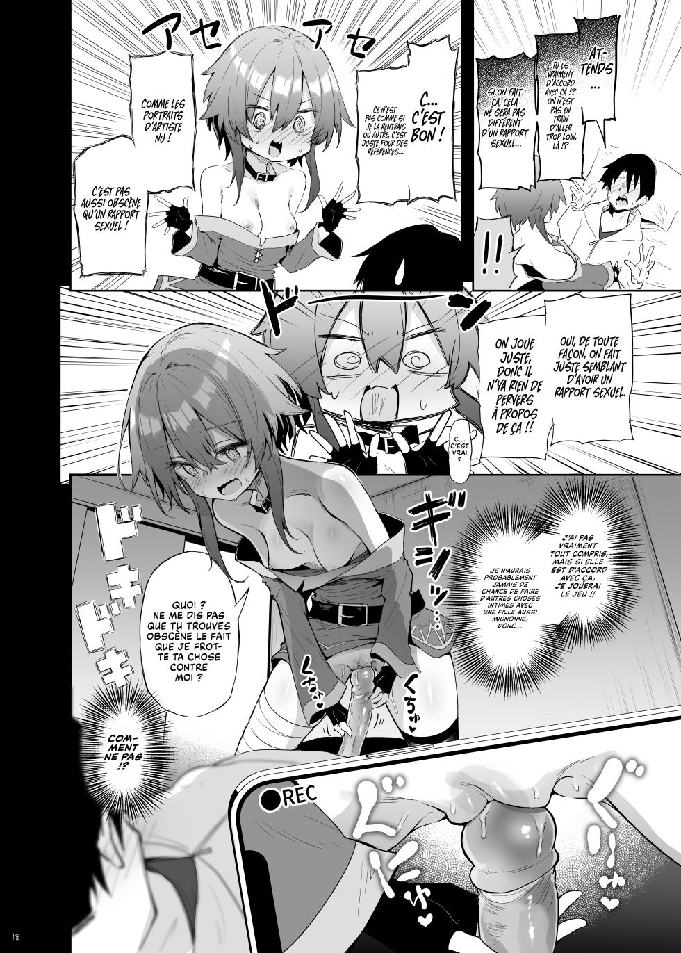 [Arutana (Chipa)] Megumin Cosplayer to Off-Pako Gokko | Roleplay sexuel avec une cosplayeuse de Megumin (Kono Subarashii Sekai ni Syukufuku o!) [French] [Les Poroïniens] [Decensored] [Digital] - Page 18