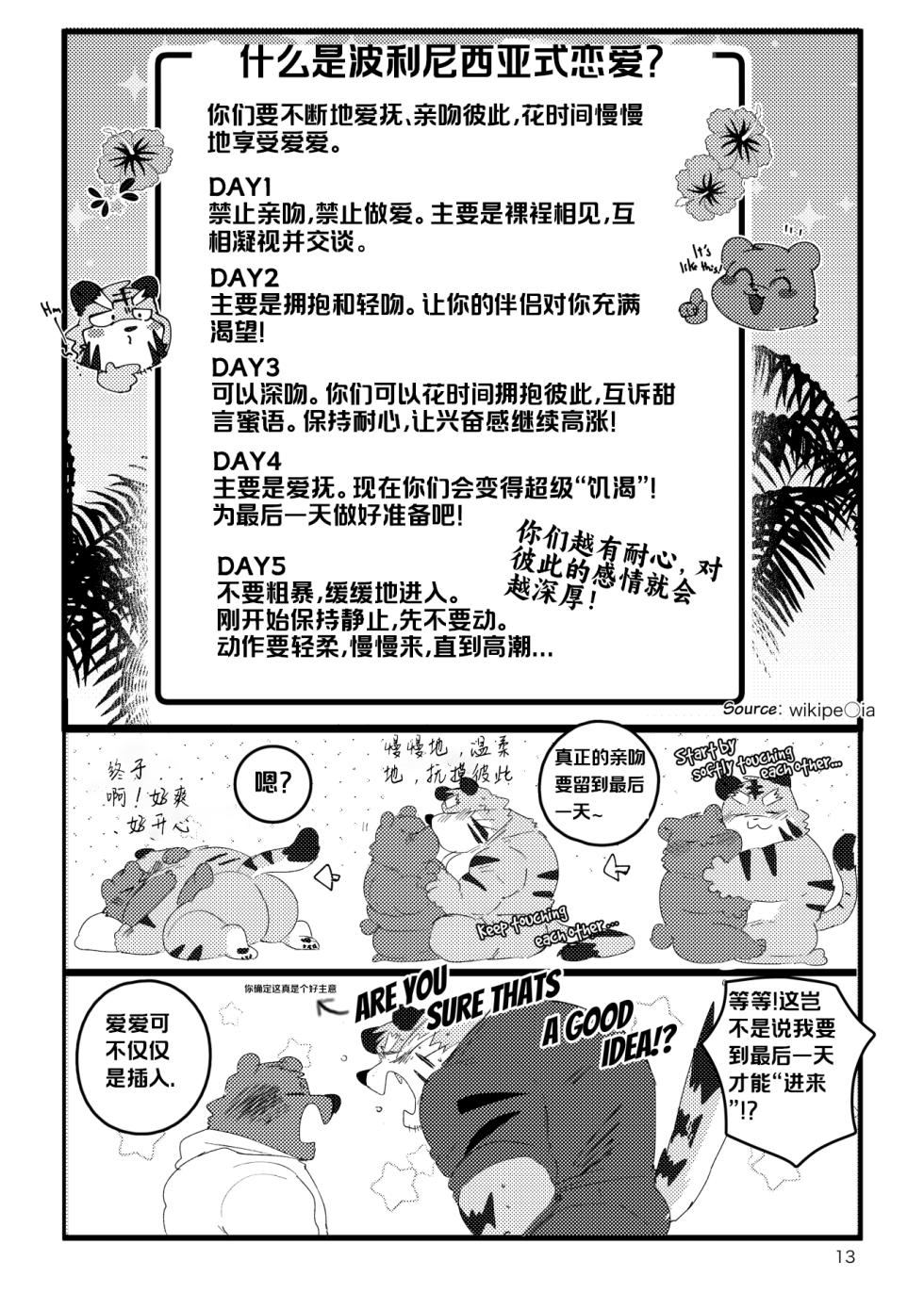 《关于和关西猛大叔波利尼西亚式性交时虽禁欲却又欲火焚身的那件事》 汉化中，目前45页 ---Cyaraon个人汉化 - Page 12