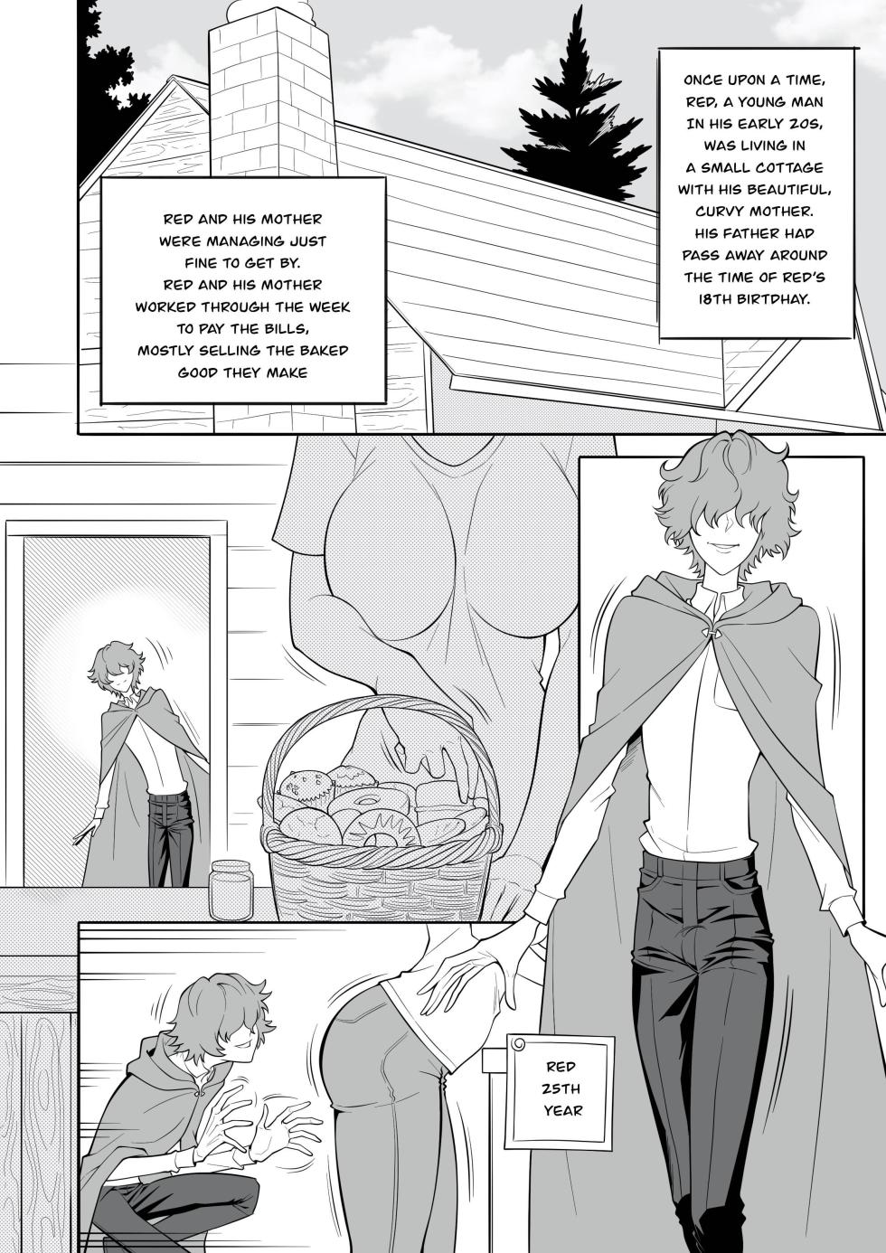 [MonsterShake (Sayuri Milkshake, ER0POPO)] Lewd Red Riding Hood – Chapter 1 [English] - Page 1