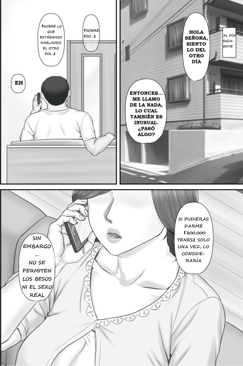 [Ponkotsu Damashii] Netorare Shakkin Tsuma ~Kiken na Koushou Hen~ | Esposa engañada por deudas ~Capitulo de la negociación peligrosa~ [Spanish] - Page 20