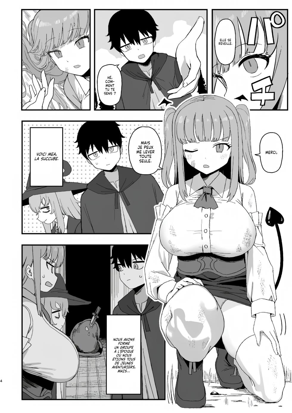 [Darezuka] Succubus ga Neteiru Aida ni | Pendant que la Succube dort [French] [Lopxi] [Digital] - Page 4