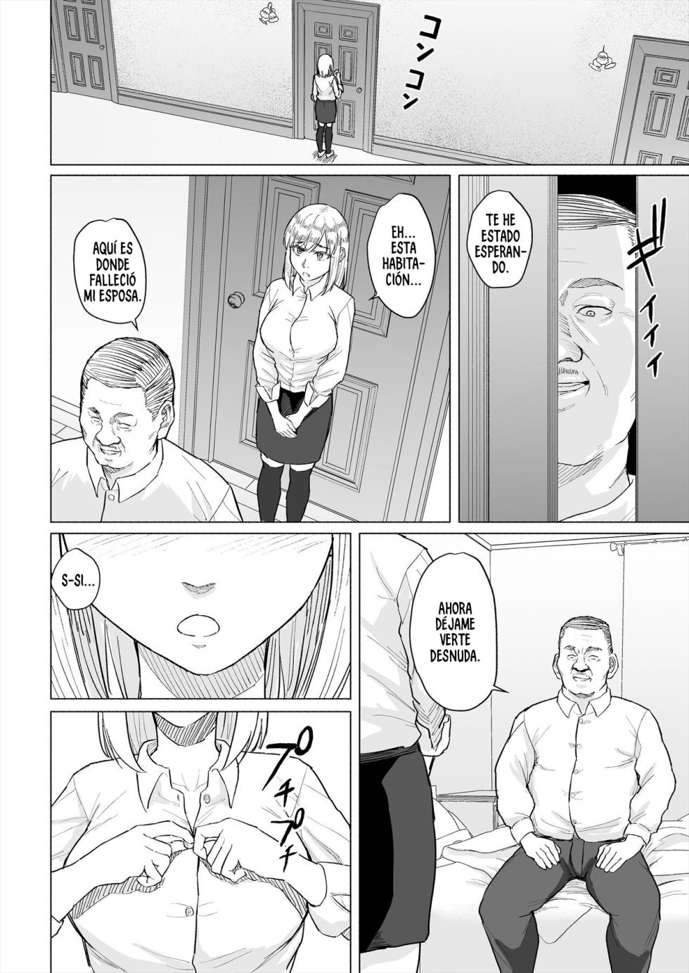 [Chonmage Teikoku (Magekichi)] Osananajimi wa Shakkin no Kata toshite Oyaji ni Dakareru｜Mi Amiga de la Infancia es Usada como Forma de Pago de una Deuda por mi Padre [Spanish] [New Scan Doujin] - Page 21