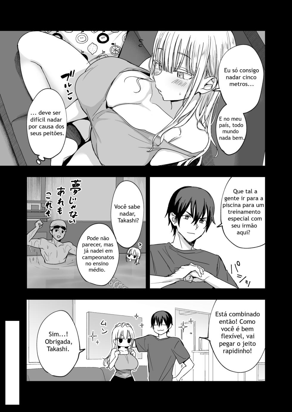 [Toono Esuke] Dekapai Gimai, Shuurai Alice no Swimming Lesson [Portuguese-BR] - Page 8