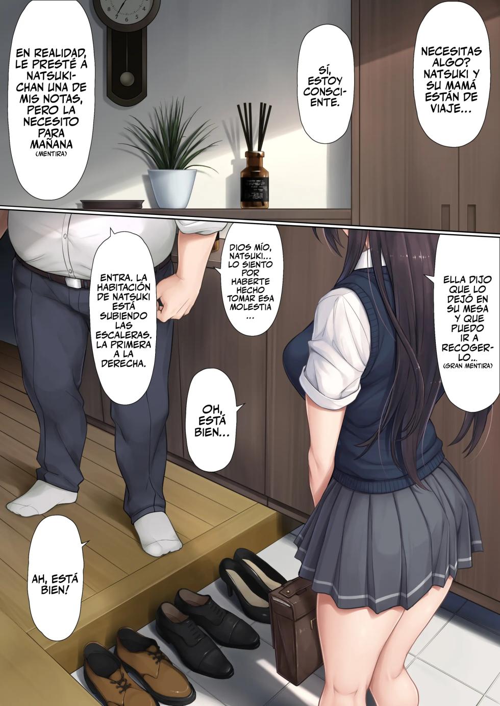 [Airy Socks (Mafuyu HEMP)] Musume no Class no Iinchou wa Papa ga Hoshii Rashii｜La Presidenta de Clase de Mi Hija Quiere un Papá [Spanish] [Dulx Traduccion] [Decensored] - Page 10