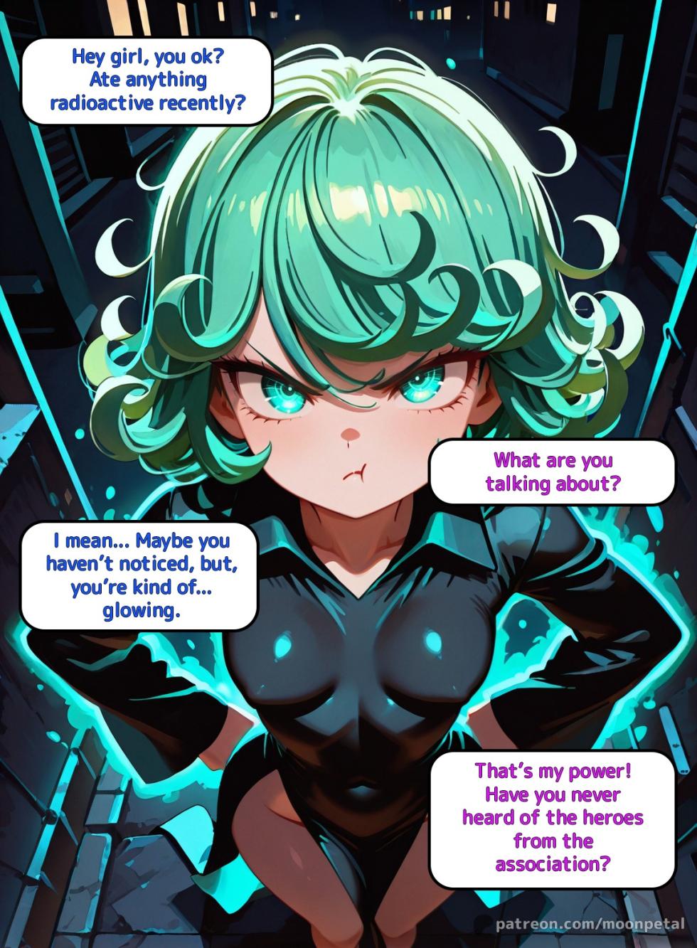 [Moon Petal] Wanna make a bet? ch. 10 - Tatsumaki and Fubuki [English] [Uncensored] [Patreon] [AI Generated] - Page 3