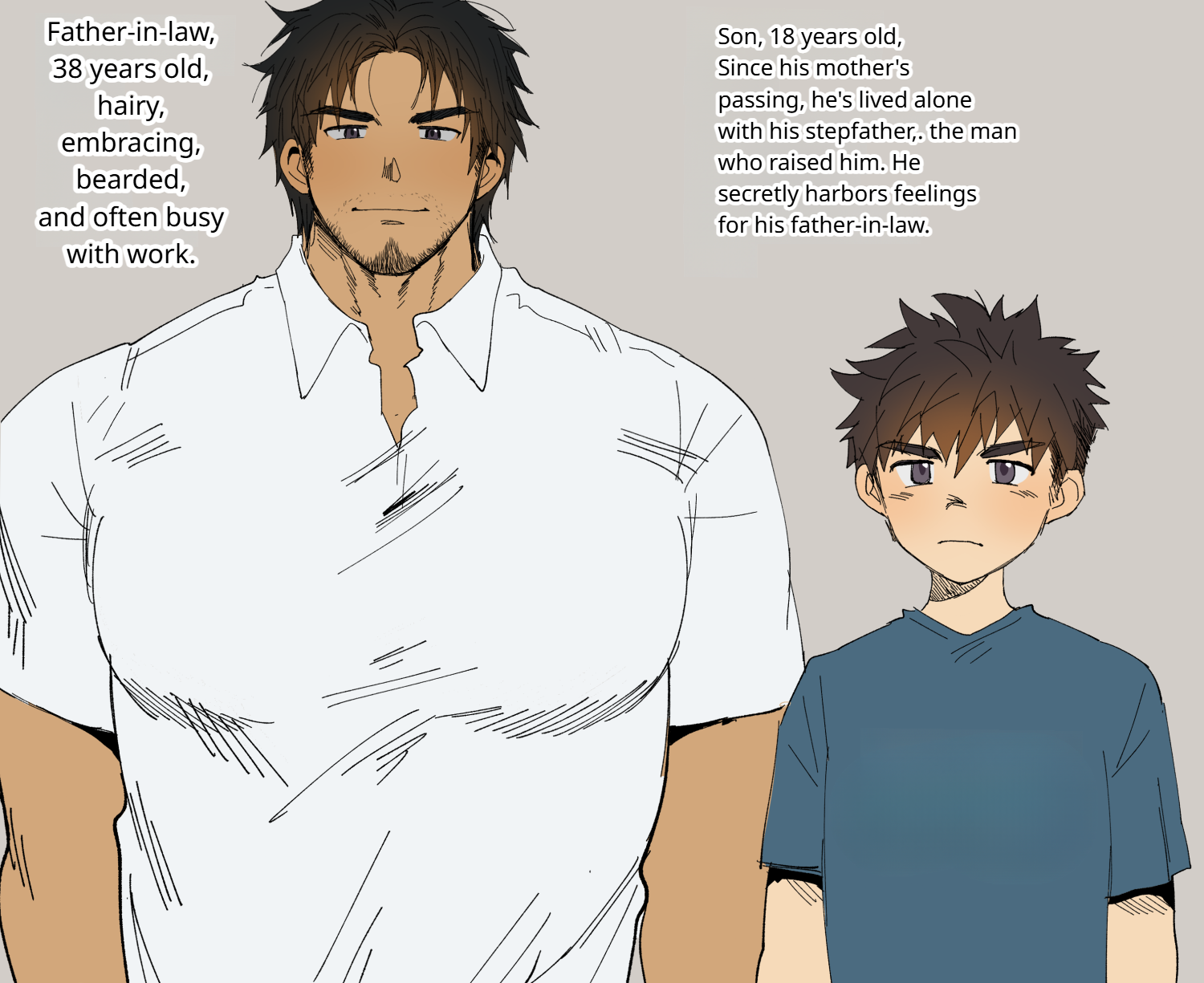 A night with father-in-law and son - Page 1