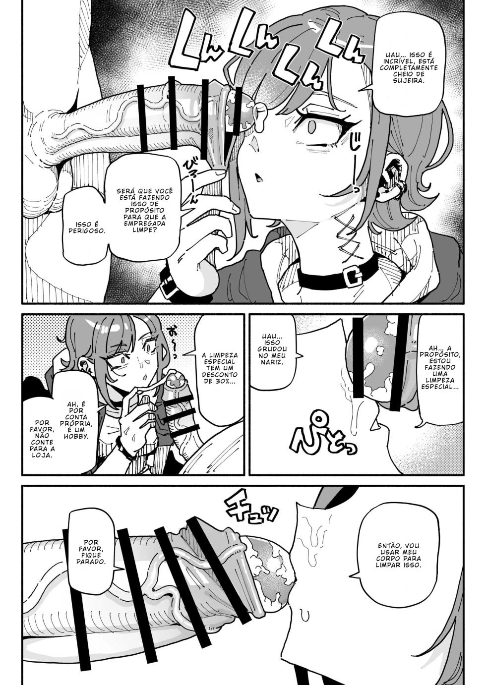 [Chiratsuki Silhouette (Yuuki Fuumi)] Muhyoujou Orekko Maid Houkei Chinkasu Osouji Gyomu [Portuguese-BR] [BLACKSUB] - Page 5