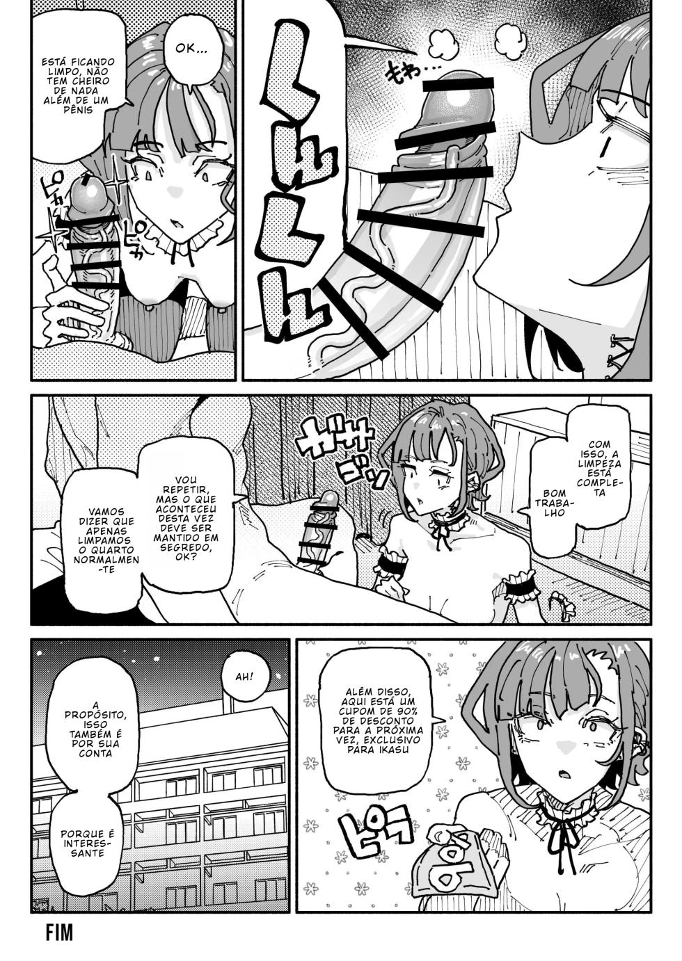 [Chiratsuki Silhouette (Yuuki Fuumi)] Muhyoujou Orekko Maid Houkei Chinkasu Osouji Gyomu [Portuguese-BR] [BLACKSUB] - Page 34