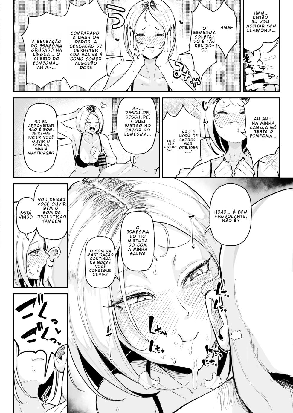 [Chiratsuki Silhouette (Yuuki Fuumi)] Chinkasu Daisuki Chinkagi Gal Namahame Berochuu Semen Geppu [Portuguese-BR] [BLACKSUB] - Page 13