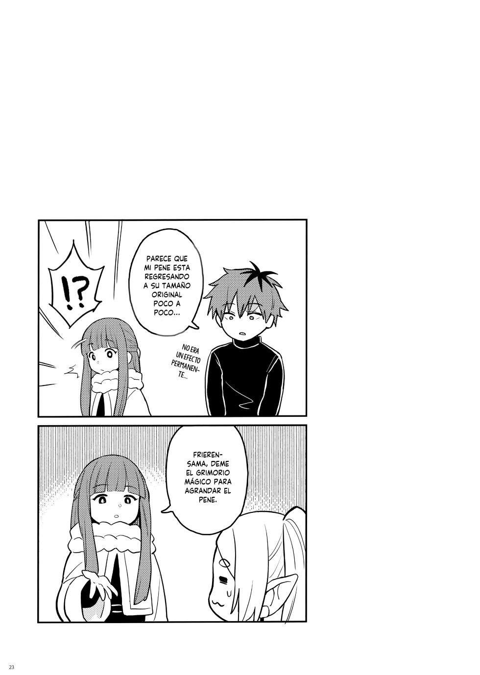 [COMEX (Zhen Lu)] Chinchin ga Ookiku Naru Mahou | La Magia que Hace más Grande el Pene (Sousou no Frieren) [Spanish] [MandaloAsiNoma] (Uncensored) (Sin Censura) - Page 24