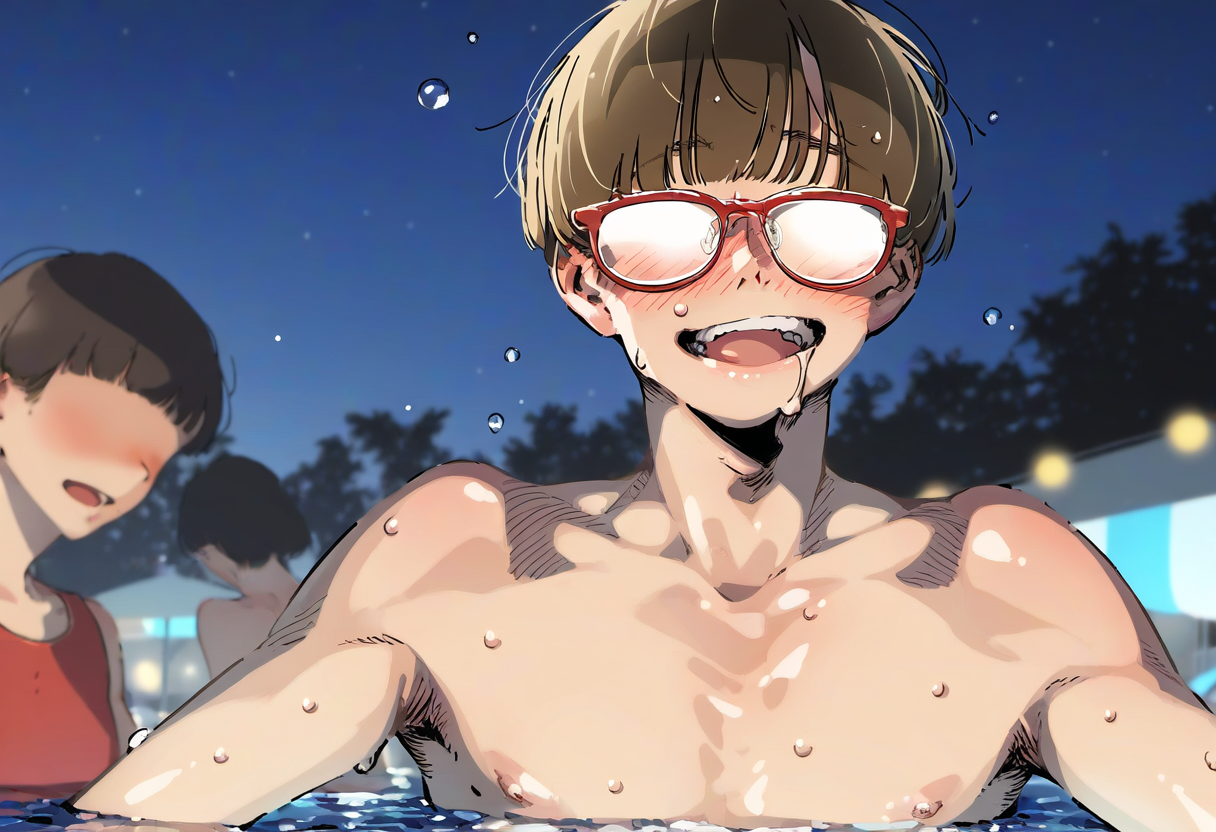 【cl-_-lo】【AI Generated】ナイトプールで偶然会った親友の彼女と流れでセックスしたら相性抜群 - Page 13