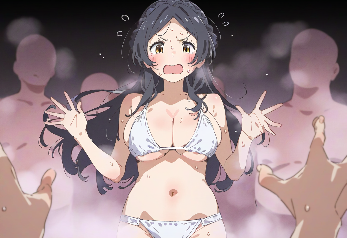 【cl-_-lo】【AI Generated】ナイトプールで偶然会った親友の彼女と流れでセックスしたら相性抜群 - Page 18