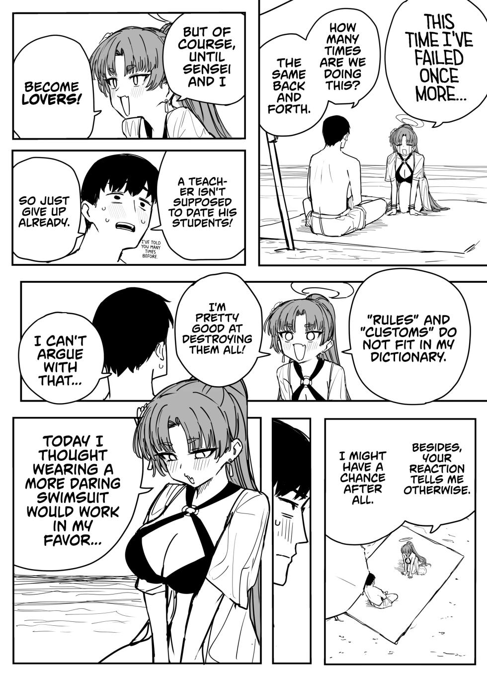 [Putama]  Zenryoku! Kadenokouji  |  Don't hold back! Miss Kadenokouji (Blue Archive) [English] [TheWhiteLine] - Page 3