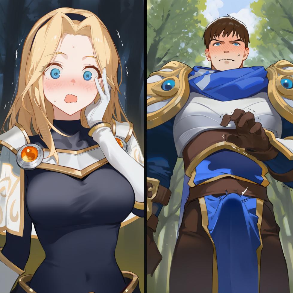 Lux x Garen Howsir [AI generated] - Page 9