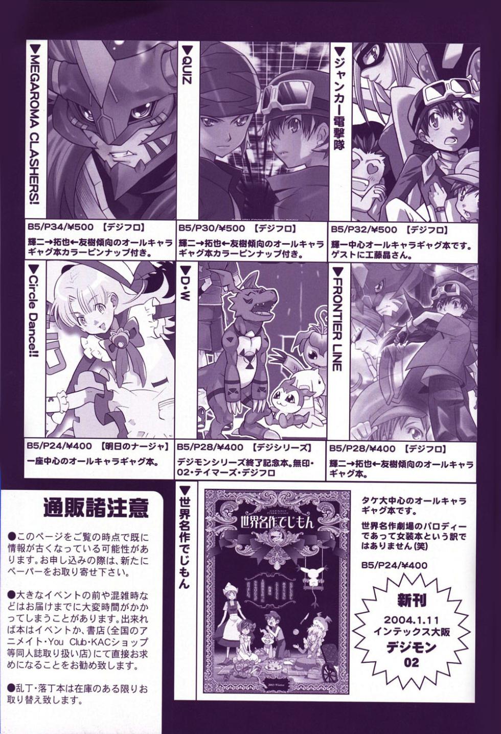 [Matoi Keruna] World Famous Works Digimon (Digimon Adventure 02) - Page 19