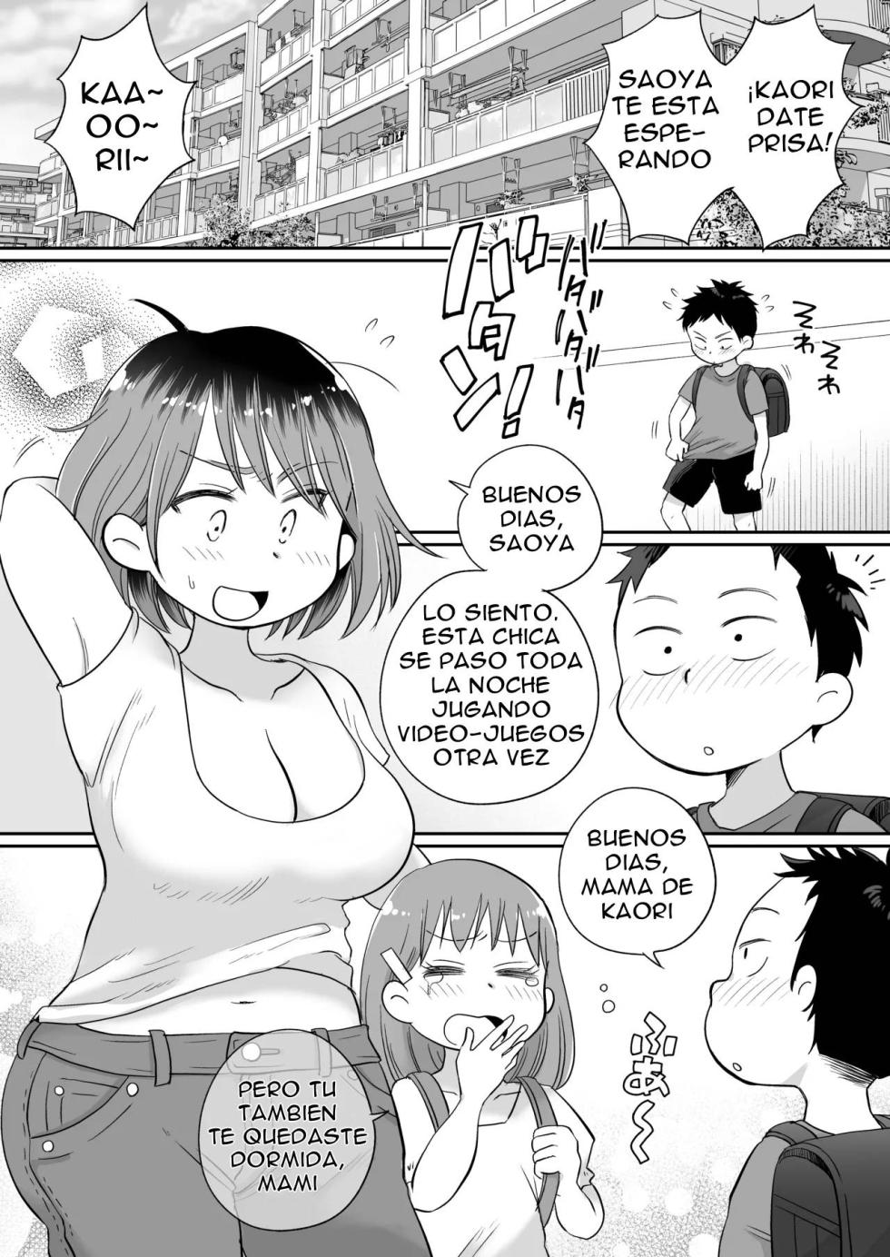 [Megitsune Works] Soine Gakari no Kaori Mama | Mama Kaori El Abrazador [Spanish] - Page 2