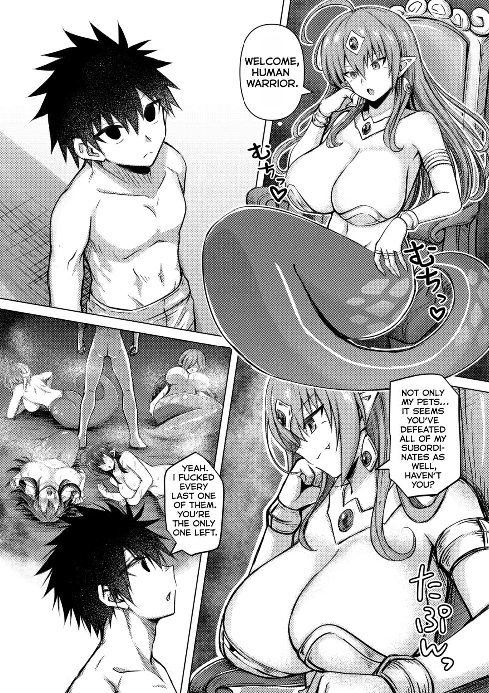 [Bareisho Tarou] Lamia no Joou, Hito no Ko o Haramasareru [English] [Kumoku] - Page 2