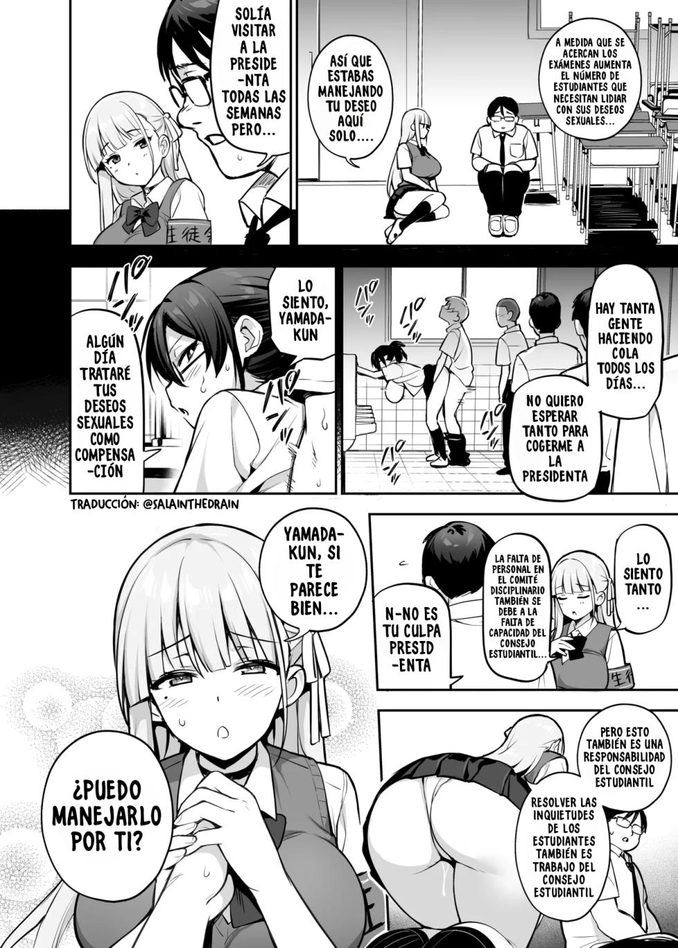 [TRY] Akogare no Seitokaichou ga Kyonyuu Sugiru Ken 2｜La Adorada Presidenta del Consejo Estudiantil con las Tetas Obscenamente Grandes 2 [Spanish] [SalaInTheDrain] [Decensored] - Page 30