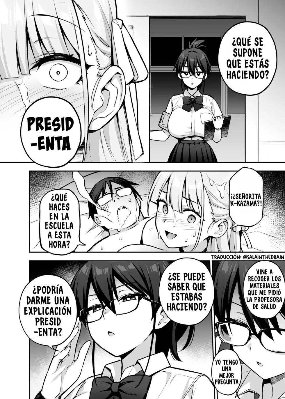 [TRY] Akogare no Seitokaichou ga Kyonyuu Sugiru Ken 2｜La Adorada Presidenta del Consejo Estudiantil con las Tetas Obscenamente Grandes 2 [Spanish] [SalaInTheDrain] [Decensored] - Page 40