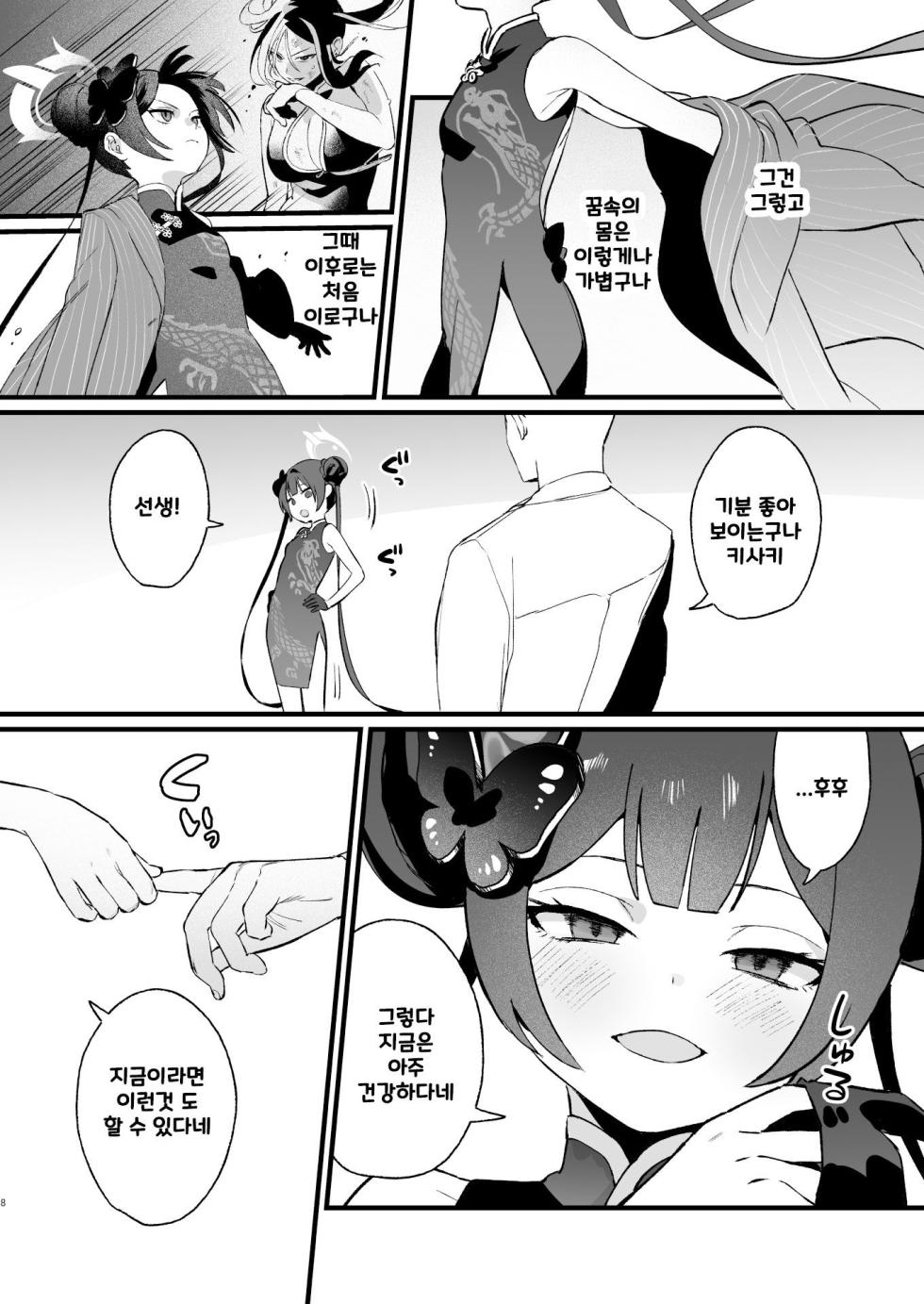 [Numerike (Ochi)] Yokkyuu Fuman no Monshu-sama wa Hamemakuri no Yume o Miru | 욕구불만인 문주님은 끝없는 정사의 꿈을 꾸는가 (Blue Archive) [Korean] [Digital] - Page 7