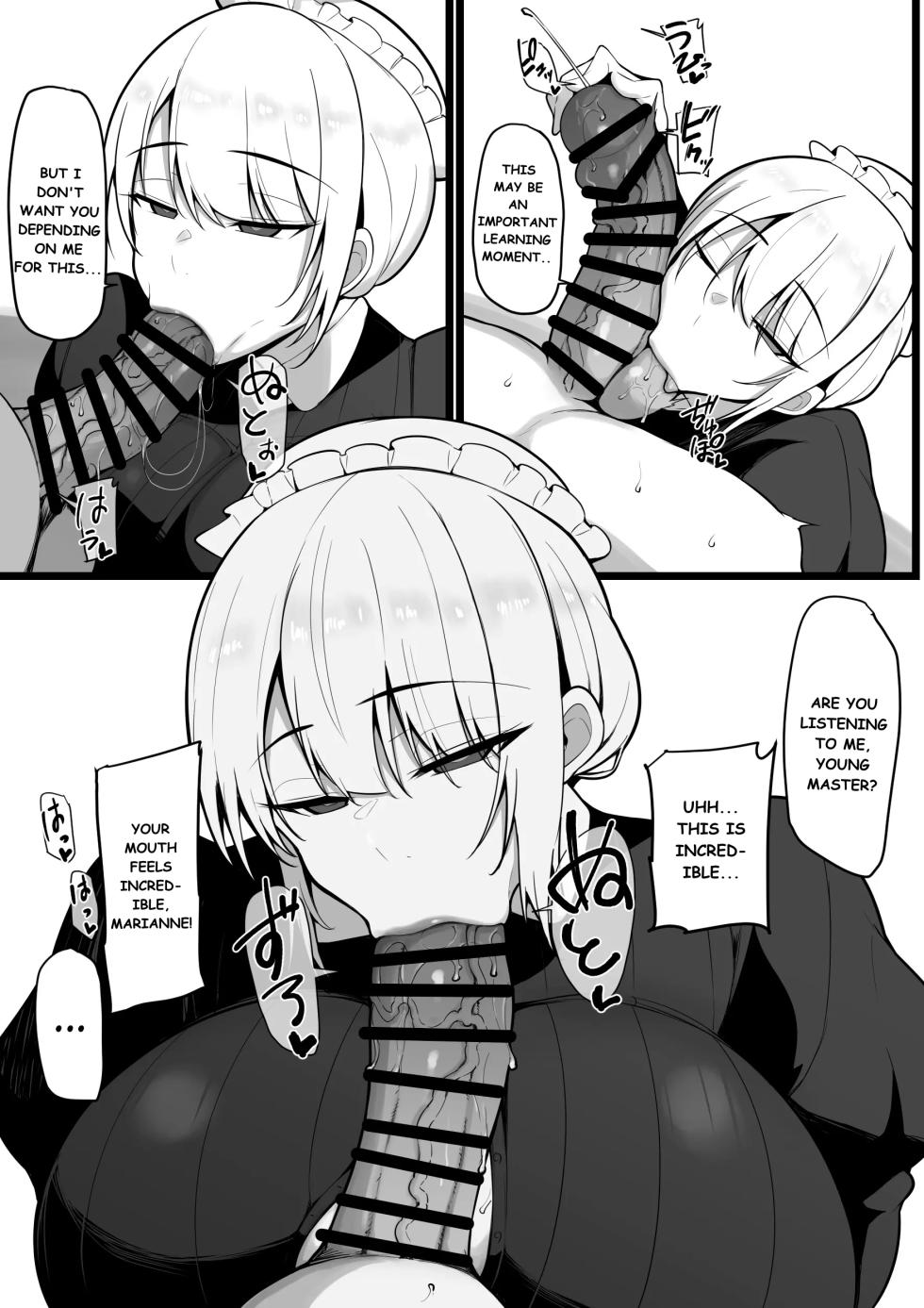 [Nekohachi Eigyoubu (Neko Samurai)] Kono Watashi ga Chinpo ga Rippa na dake ga Torie no Ochikobore Waka-sama Nanka ni Otosareru Wake ga Arimasen. | There's No Way Someone Like Me Could Fall for a Failed Young Master Who's Only Merit is Having an Impressive Dick! [English] - Page 10