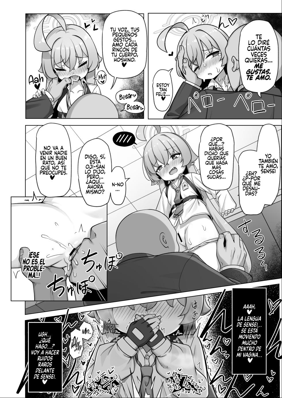[Kairaku (Ishinose)] Hoshino wa Ima Hatsujouki  (Blue Archive) [Spanish] [Rakuen Translations] [Digital] - Page 14