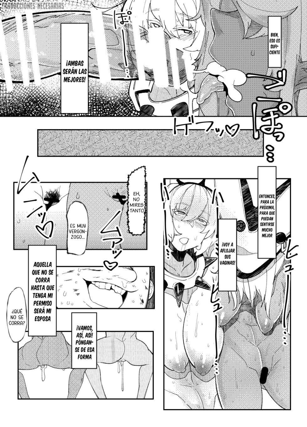 [Mr.way] Valentine Shimai no Damasare AV Shutsuen |  Las hermanas Valentine son engañadas para actuar en un video para adultos (Guilty Gear) [Spanish] [Traducciones necesarias] - Page 9