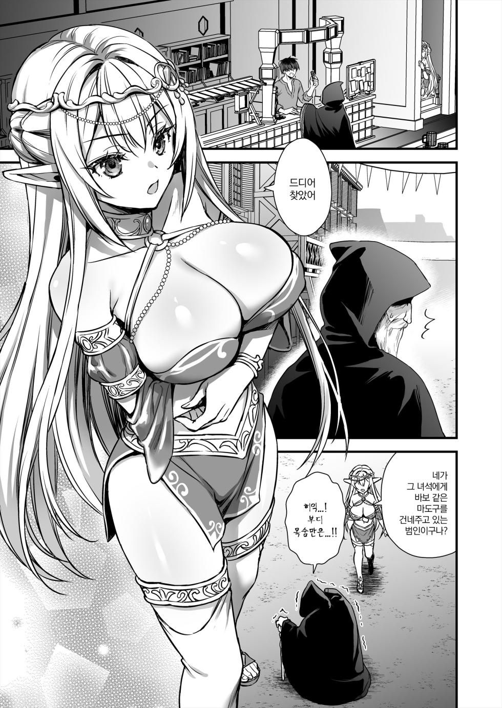 [Aigamodou (Ayakawa Riku)] 이세계 엘프 발정의 마안 9 - Page 2