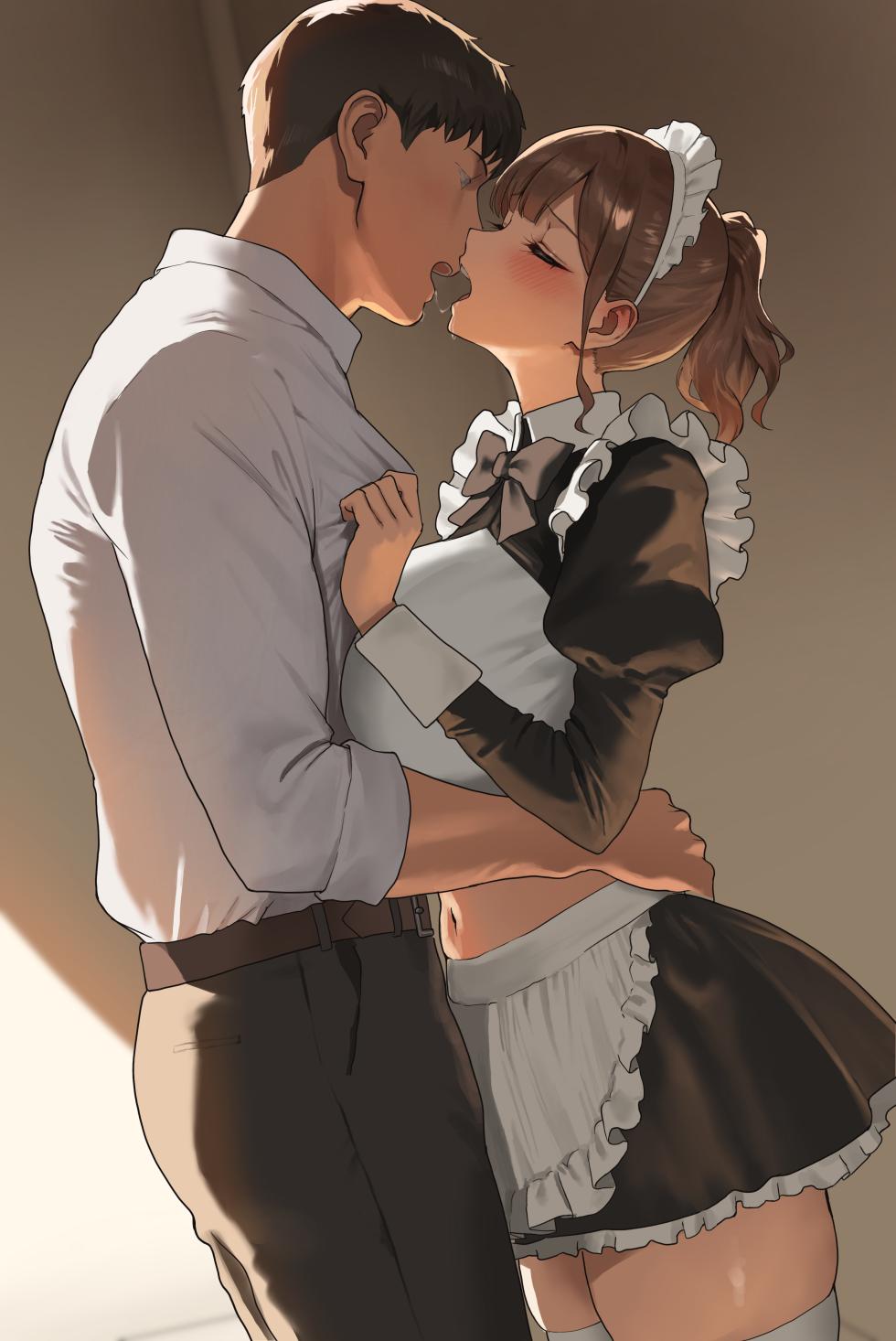 [Anteiru] Bunkasai no Houkago ni Hokenshitsu de Maid Cosplay no Sensei ni Gohoushi Shite Morau Hanashi - Page 37