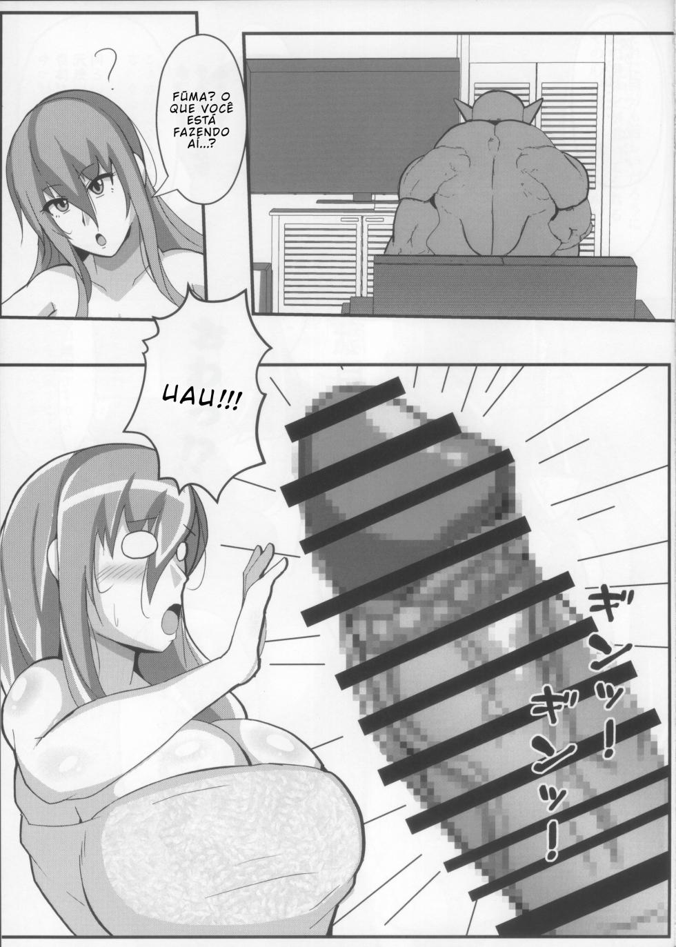 (3000-bai XTC) [Songen Kaihou (Ondul)] Rinko no Love Love Orc H Hon (Taimanin Yukikaze) [Portuguese-BR] [BLACKSUB] - Page 13