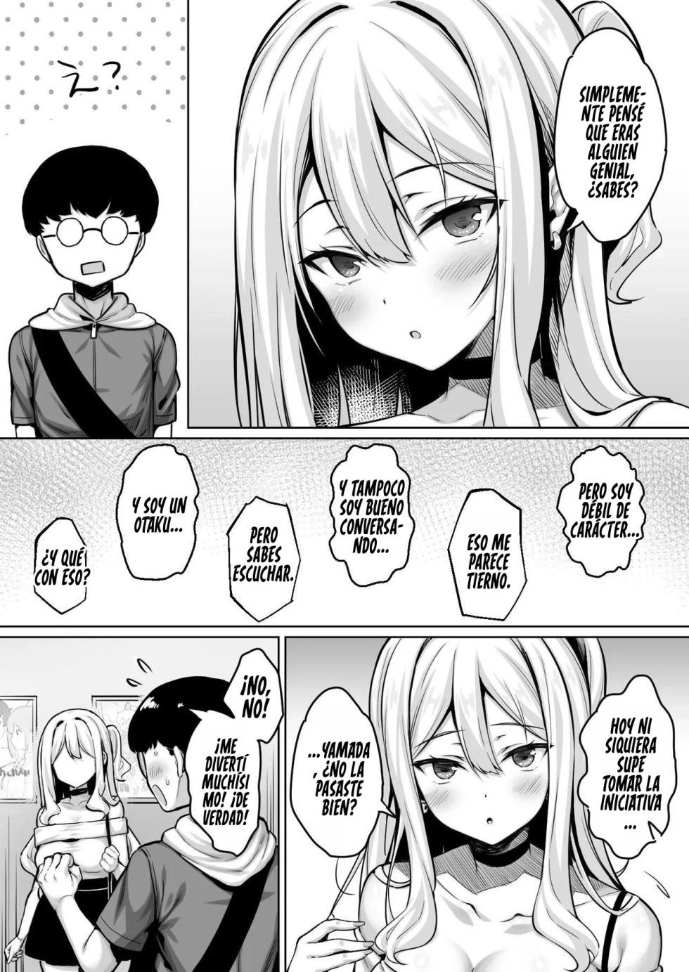 [Ichiokumangenjaya (Sukoyaka Gyuunyuu)] InCha no Boku ga Pure na YouGal to Koibito ni natte Icha Love Hatsu Ecchi suru Hanashi｜Cómo un Nerd como Yo Se Hizo Novio de una Gal Pura y Tuvimos Nuestra Primera Vez Llena de Ternura y Afecto [Spanish] [K4ZOKU FANSUB] - Page 8