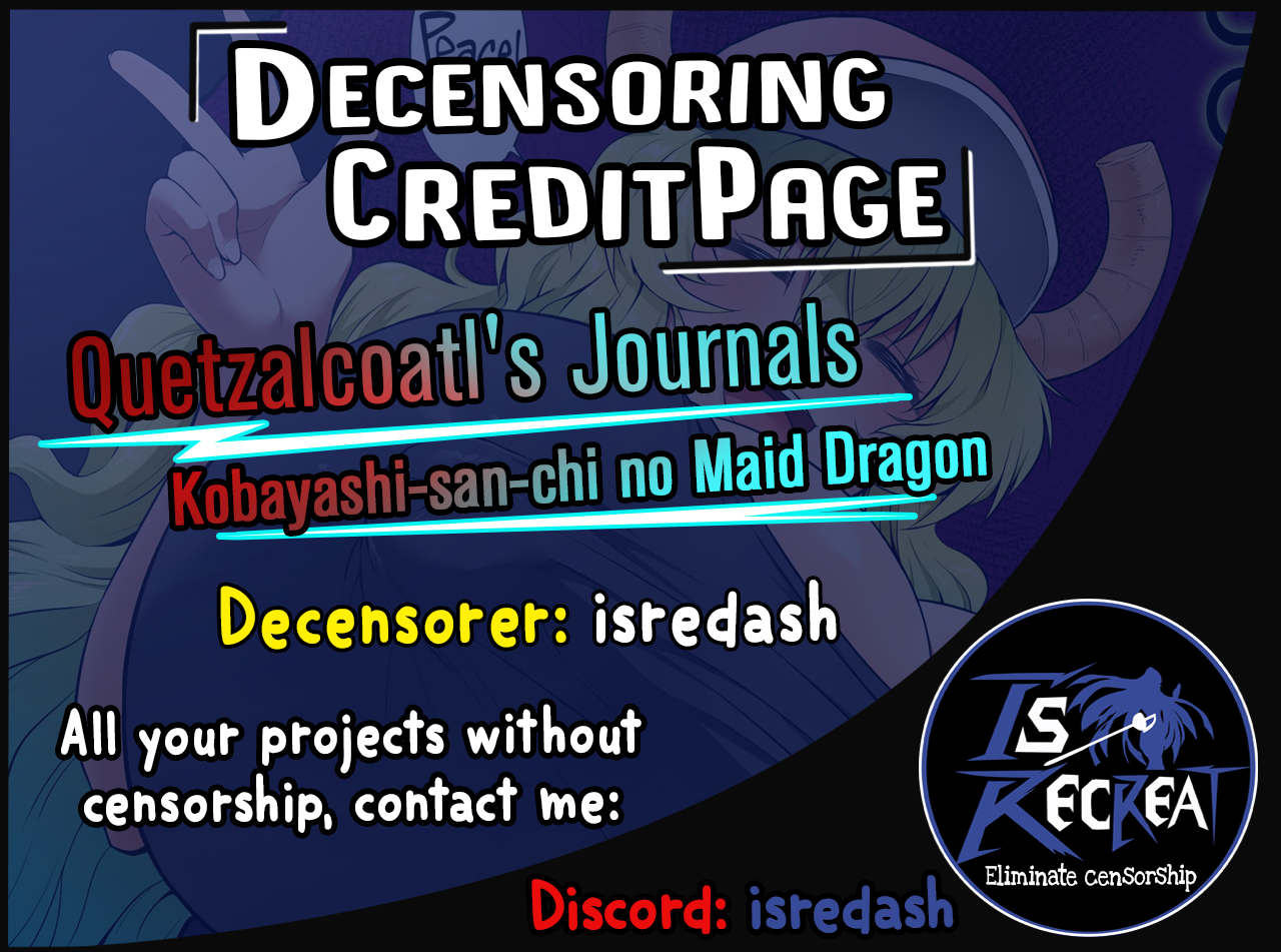 [Ahemaru] Quetzalcoatl no Nichijou | Quetzalcoatl's Journals (Kobayashi-san-chi no Maid Dragon) [English] [Decensored] - Page 25