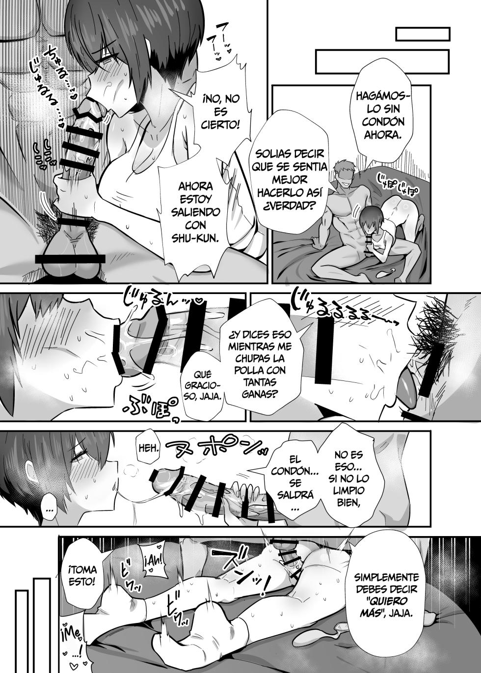 [Zenjidou Shimoneta Seizou Machine (Chinetsu)] Ibitsu Seiso na Yowa Ki Kanojo Gouin Motokare ni Netorareru...｜Una Novia Pura y Dulce es Tomada a la Fuerza por Su Exnovio... [Spanish] [DARKSIDE] [Digital] - Page 21