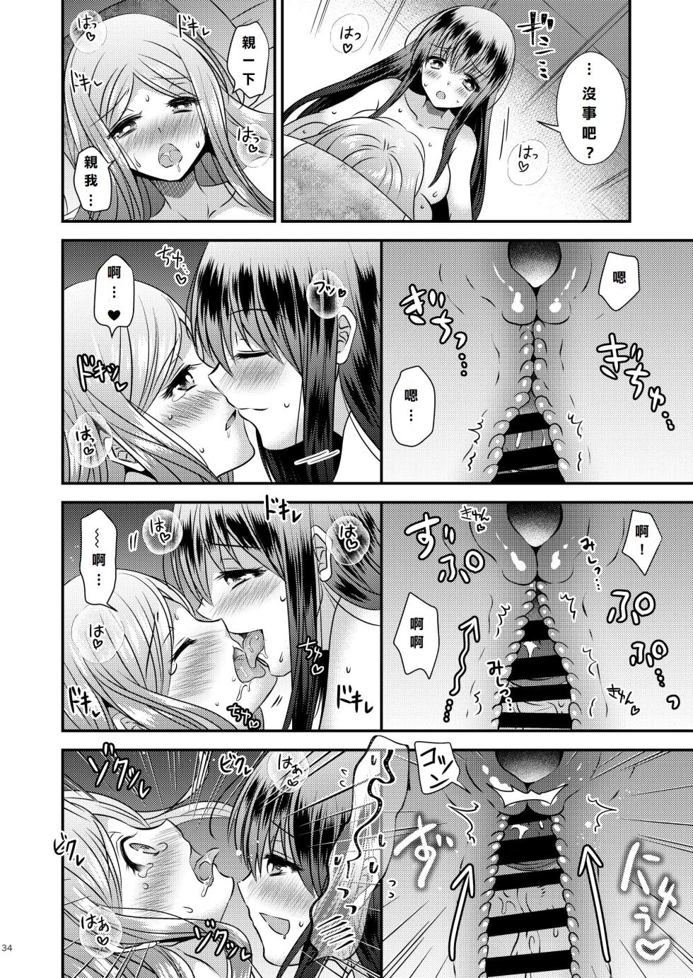 [Story Circle (松園、真城悠 、瀬戸こうへい)] 性転換ハネムーン[DL版] [中国翻訳] - Page 34