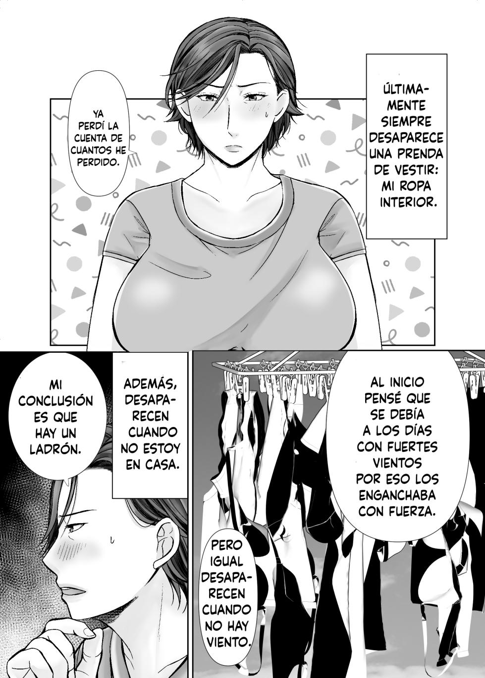 [Popotto Denki Ichigouten] Shitagi dorobō to mutchiri obasan [Spanish] - Page 2