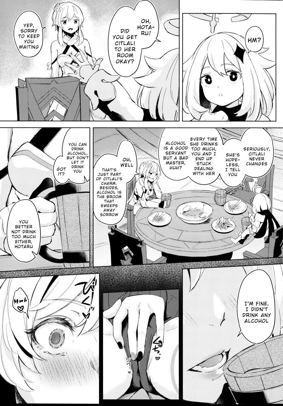 (C106) [Funiai-ice (Funiai Riko)] GRANNY ITZTLI DIARY (Genshin Impact) [English] [Wrecking Army] - Page 8