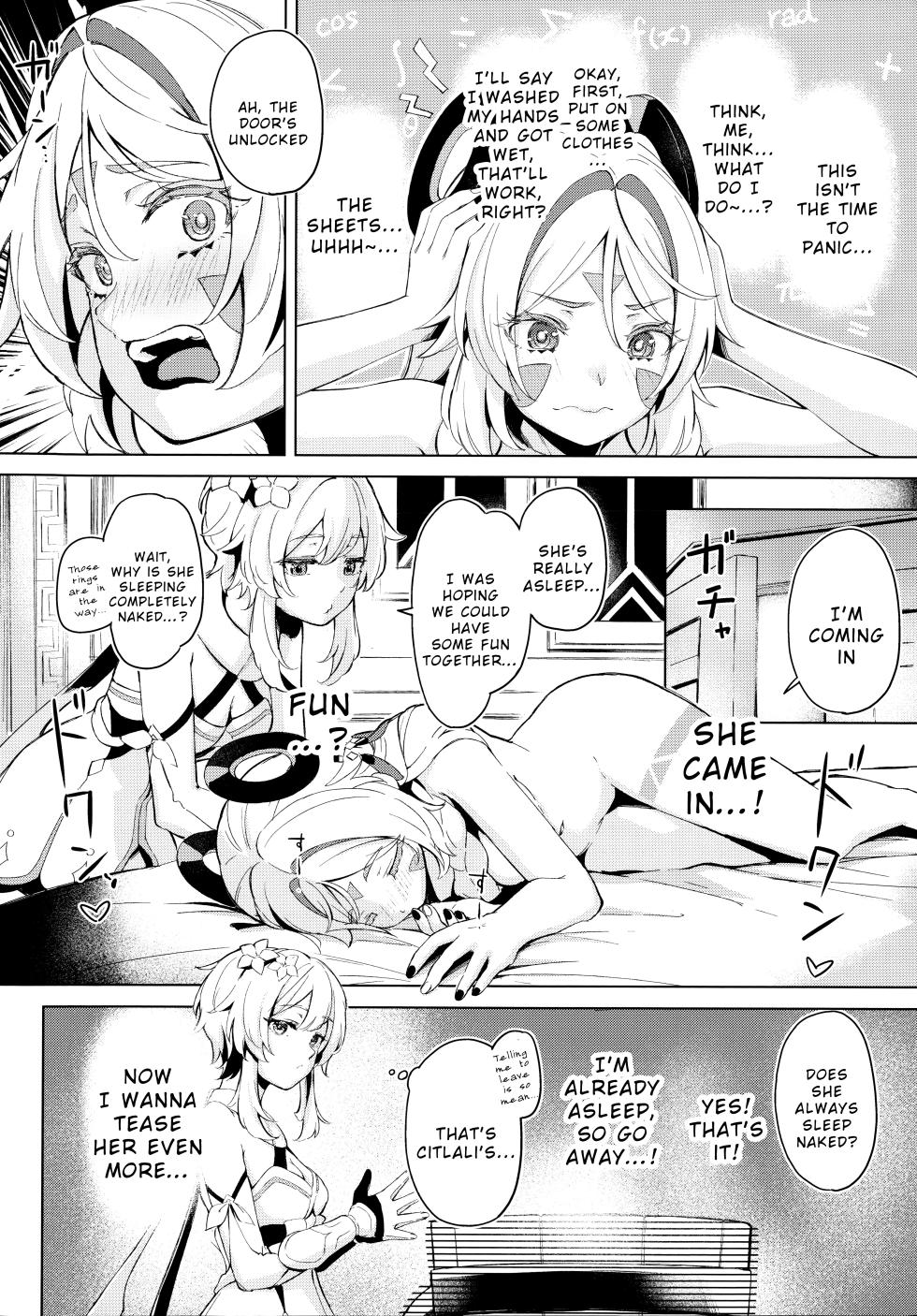 (C106) [Funiai-ice (Funiai Riko)] GRANNY ITZTLI DIARY (Genshin Impact) [English] [Wrecking Army] - Page 15