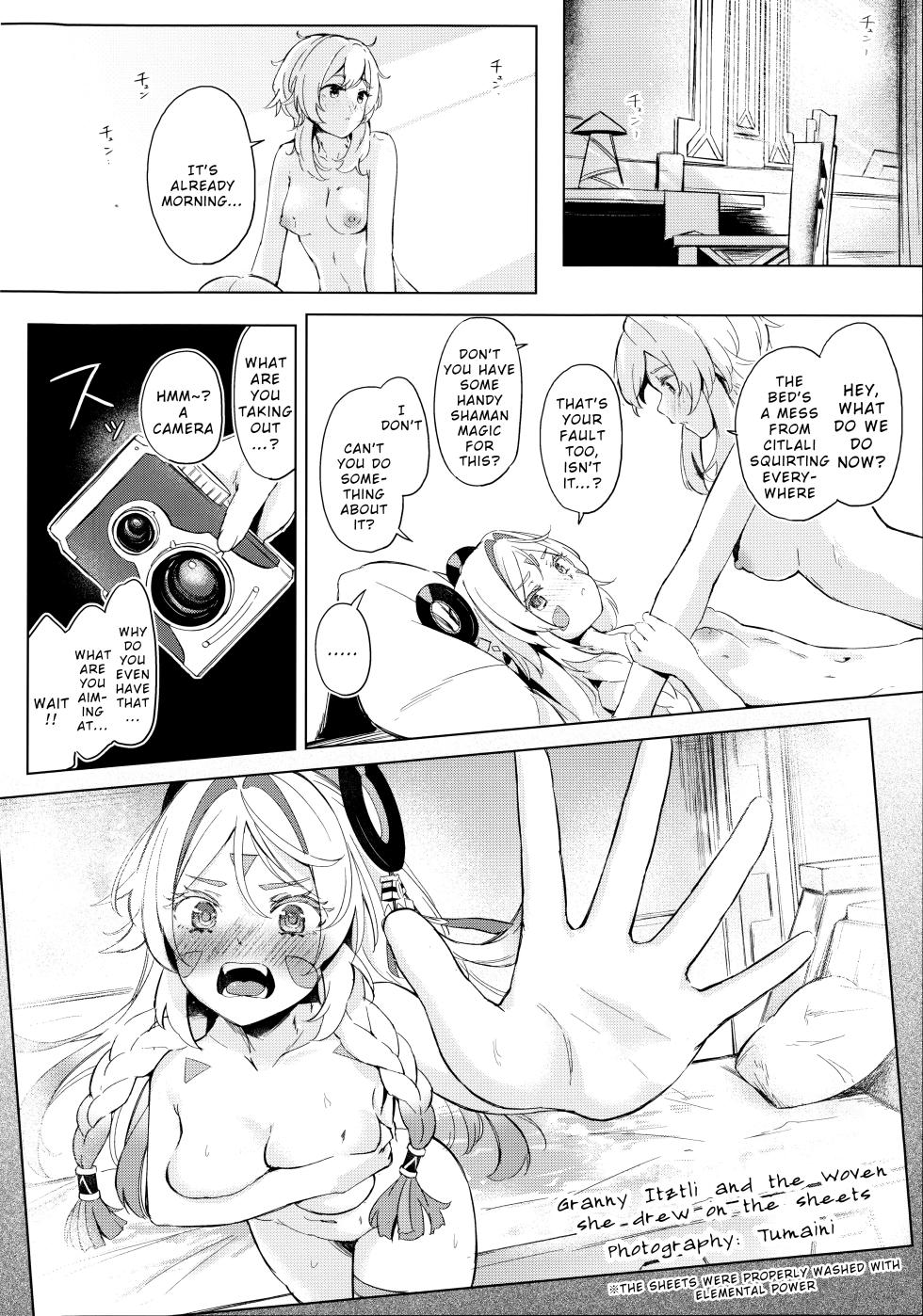 (C106) [Funiai-ice (Funiai Riko)] GRANNY ITZTLI DIARY (Genshin Impact) [English] [Wrecking Army] - Page 31