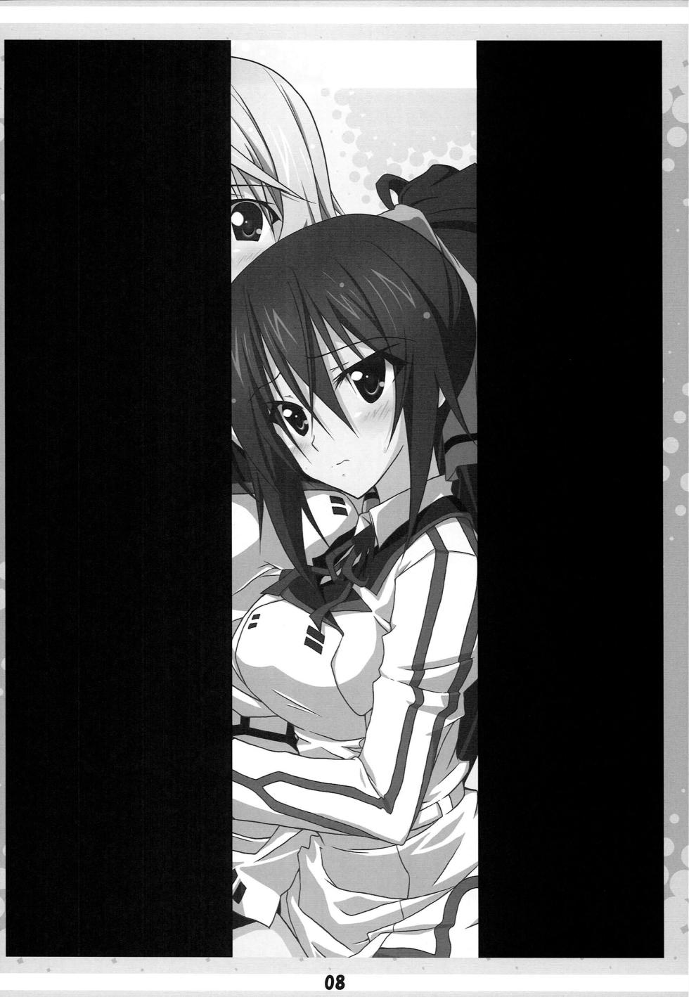 (C80) [AQUA-FANG (Misato, Kai)] Ichika no Ecchi!? (IS <Infinite Stratos>) [Chinese] - Page 7