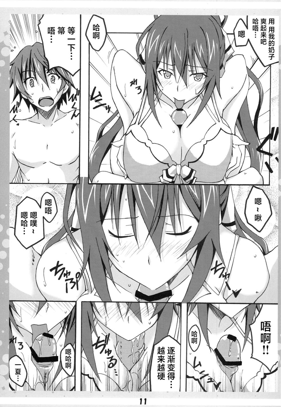 (C80) [AQUA-FANG (Misato, Kai)] Ichika no Ecchi!? (IS <Infinite Stratos>) [Chinese] - Page 10