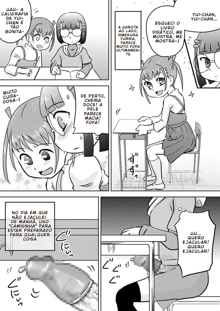 [Calpis Koubou (7ten Paoki)] Shoujo ni Chinko ga Haetekita | A Garotinha em Quem Nasceu um Pau [Portuguese-BR] [BLACKSUB] - Page 11