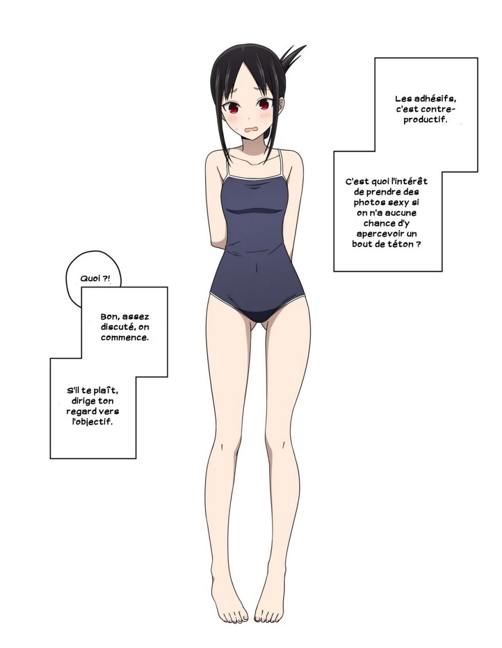 [Coro Fae] Shinomiya Kaguya's Swimsuit Photo Shoot - Part 1 & 2 [French] [Zer0] - Page 7